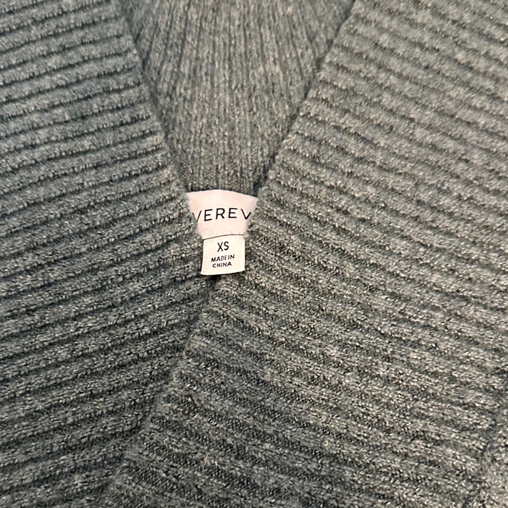 EUC size XS Evereve Teal V-Neck Sweater - Picture 2 of 5